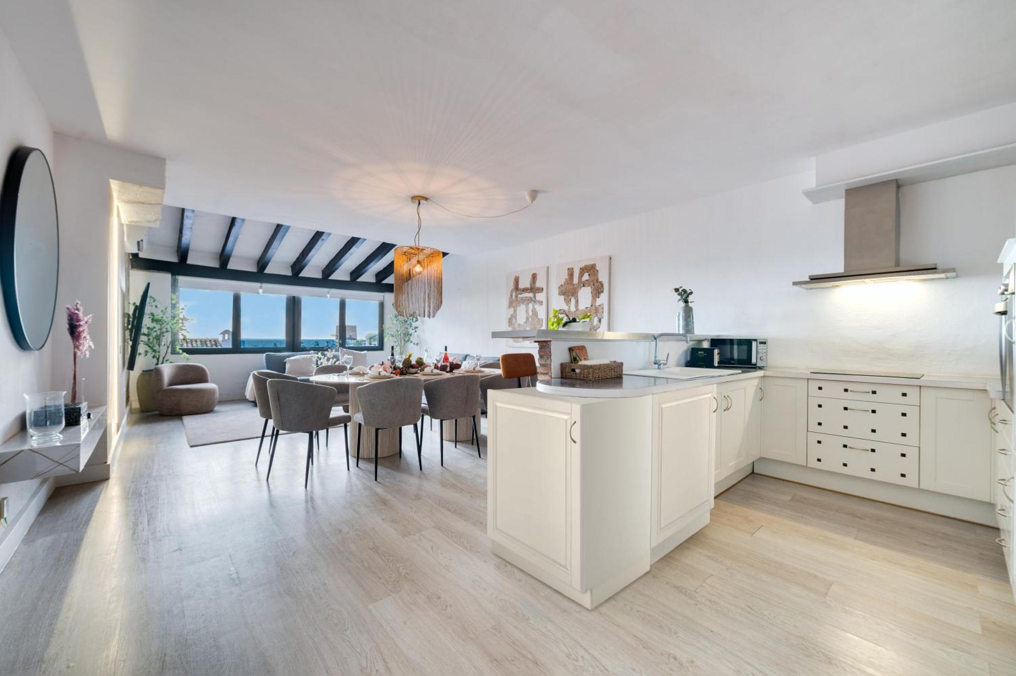 Vacation Marbella I Stylish 5Bdr Penthouse, Sea And Marina View Apartment ภายนอก รูปภาพ